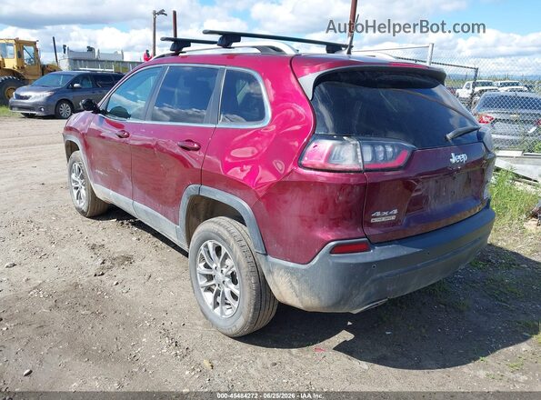 1C4PJMLN8KD229595 2019 JEEP CHEROKEE Red უკანა მარცხენა