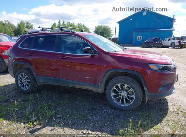 1C4PJMLN8KD229595 2019 JEEP CHEROKEE Red უკანა სალონის ხედი