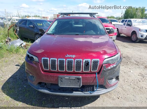 1C4PJMLN8KD229595 2019 JEEP CHEROKEE Red ხელსაწყოთა პანელის ხედი