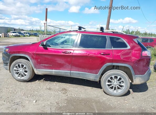 1C4PJMLN8KD229595 2019 JEEP CHEROKEE Red სალონის 360-გრადუსიანი ხედი