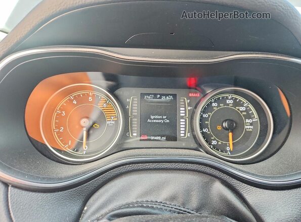 1C4PJMLNXKD294206 2019 JEEP CHEROKEE Black ხელსაწყოთა პანელის ხედი