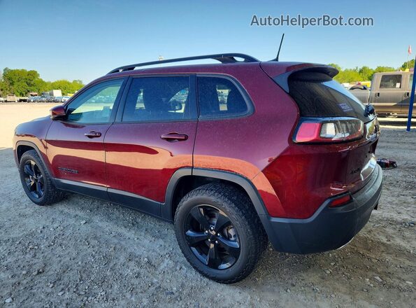 1C4PJMLX0KD299142 2019 JEEP CHEROKEE Maroon Tył lewy