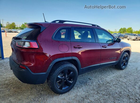 1C4PJMLX0KD299142 2019 JEEP CHEROKEE Maroon Tył prawy