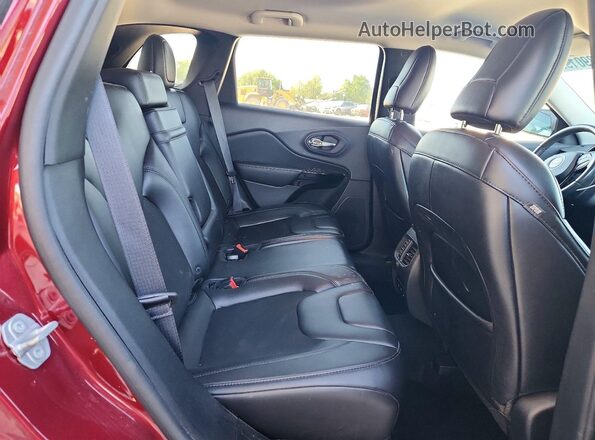 1C4PJMLX0KD299142 2019 JEEP CHEROKEE Maroon Widok wnętrza z tyłu