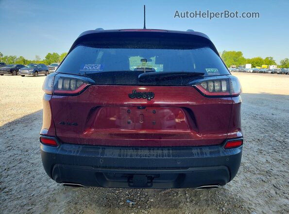 1C4PJMLX0KD299142 2019 JEEP CHEROKEE Maroon Widok z tyłu