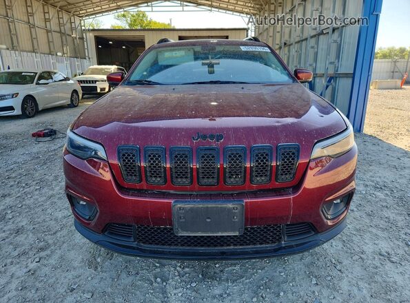 1C4PJMLX0KD299142 2019 JEEP CHEROKEE Maroon Widok z przodu