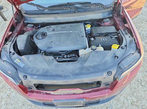 1C4PJMLX0KD299142 2019 JEEP CHEROKEE Maroon Widok komory silnika