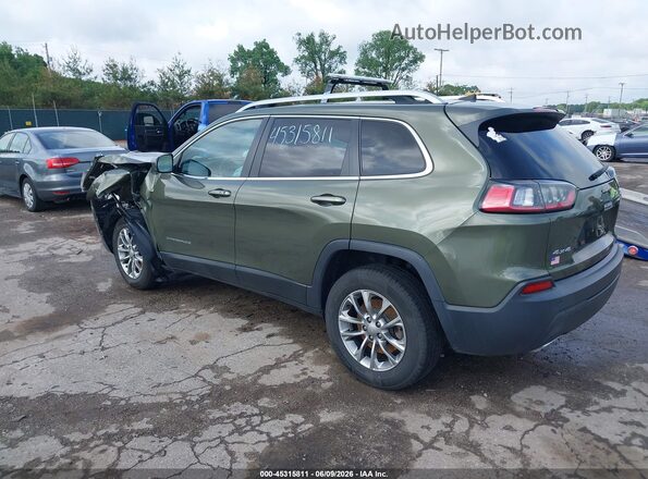 1C4PJMLX0KD323603 2019 JEEP CHEROKEE Green Trasero izquierdo
