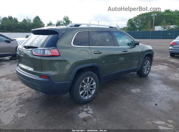 1C4PJMLX0KD323603 2019 JEEP CHEROKEE Green Trasero derecho