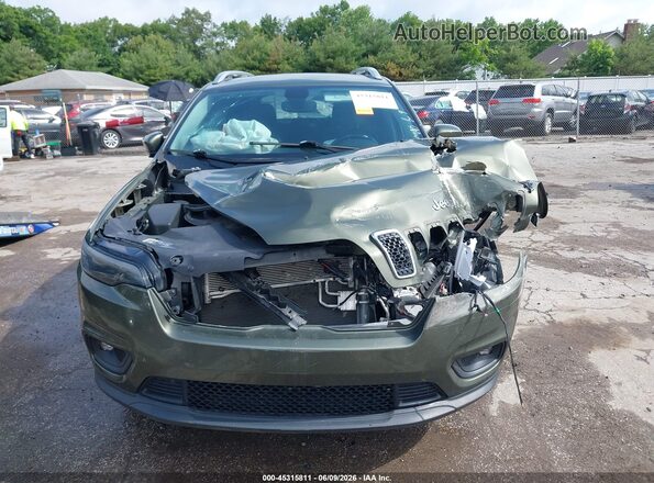 1C4PJMLX0KD323603 2019 JEEP CHEROKEE Green Vista frontal