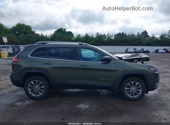 1C4PJMLX0KD323603 2019 JEEP CHEROKEE Green Vista del cuadro de instrumentos