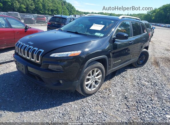 1C4PJMLX1JD562866 2018 JEEP CHEROKEE Black Przód lewy