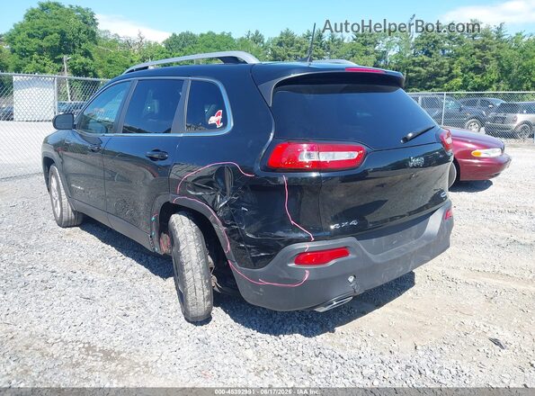 1C4PJMLX1JD562866 2018 JEEP CHEROKEE Black Tył lewy