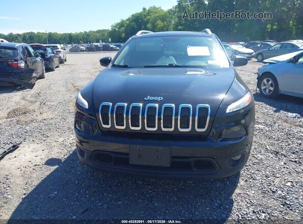 1C4PJMLX1JD562866 2018 JEEP CHEROKEE Black Widok zestawu wskaźników