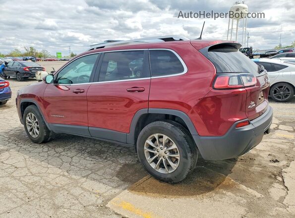 1C4PJMLX2KD113584 2019 JEEP CHEROKEE Burgundy უკანა მარცხენა