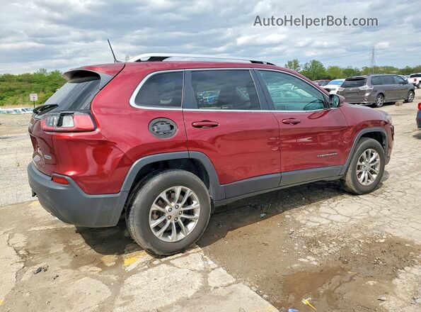 1C4PJMLX2KD113584 2019 JEEP CHEROKEE Burgundy უკანა მარჯვენა