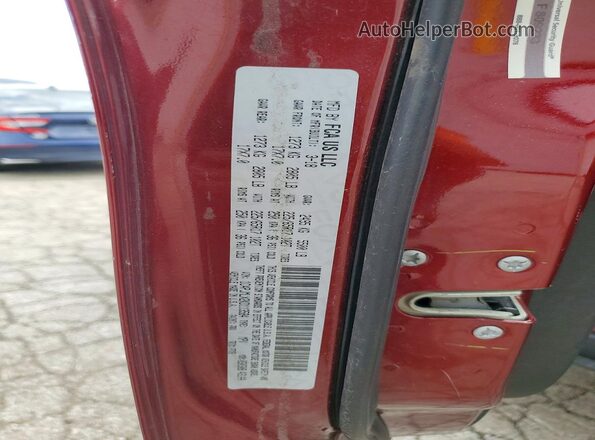 1C4PJMLX2KD113584 2019 JEEP CHEROKEE Burgundy VIN კოდის სტიკერის ხედი
