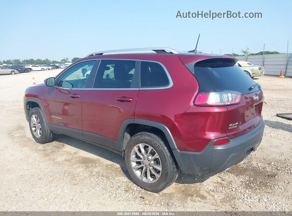 1C4PJMLX3KD120964 2019 JEEP CHEROKEE Burgundy Rear left