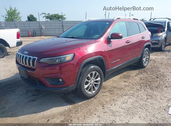 1C4PJMLX3KD120964 2019 JEEP CHEROKEE Burgundy Front left
