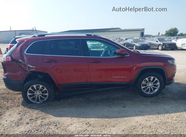 1C4PJMLX3KD120964 2019 JEEP CHEROKEE Burgundy Rear interior view