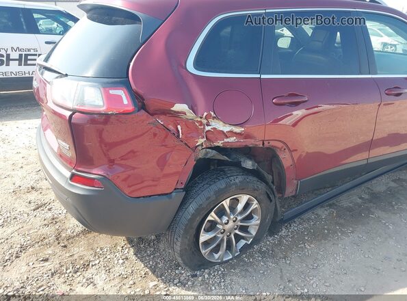 1C4PJMLX3KD120964 2019 JEEP CHEROKEE Burgundy Front view