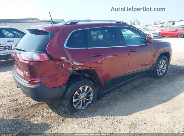 1C4PJMLX3KD120964 2019 JEEP CHEROKEE Burgundy Rear right