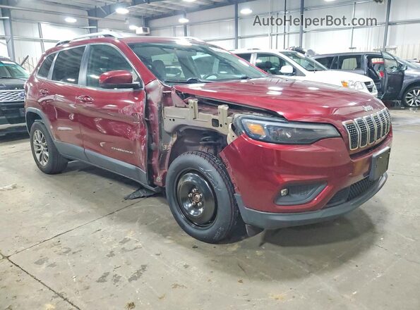 1C4PJMLX4KD442156 2019 JEEP CHEROKEE Red Front right