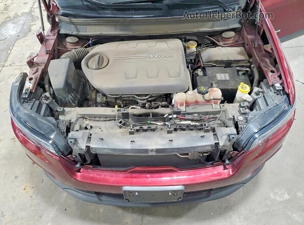 1C4PJMLX4KD442156 2019 JEEP CHEROKEE Red Engine compartment view
