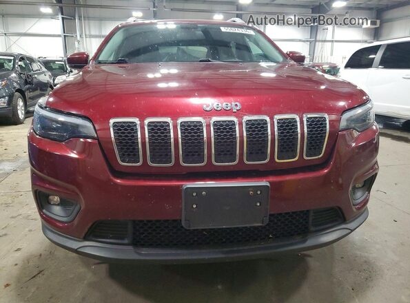 1C4PJMLX4KD442156 2019 JEEP CHEROKEE Red Front view