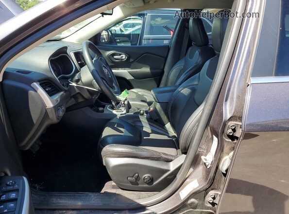 1C4PJMLX7JD517155 2018 JEEP CHEROKEE Gray წინა სალონის ხედი
