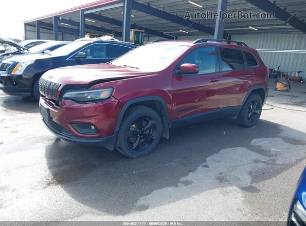 1C4PJMLX8KD282220 2019 JEEP CHEROKEE Red Przód lewy