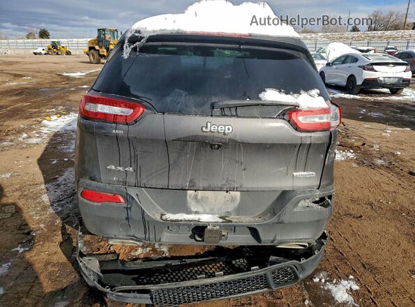 1C4PJMLXXJD515917 2018 JEEP CHEROKEE Серебряный Вид сзади