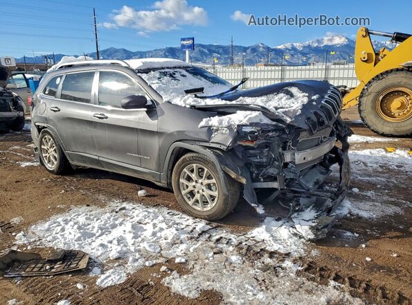 1C4PJMLXXJD515917 2018 JEEP CHEROKEE Серебряный Передняя правая четверть