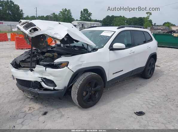 1C4PJMLXXLD593732 2020 JEEP CHEROKEE White Առջևի ձախ երեք քառորդ տեսարան