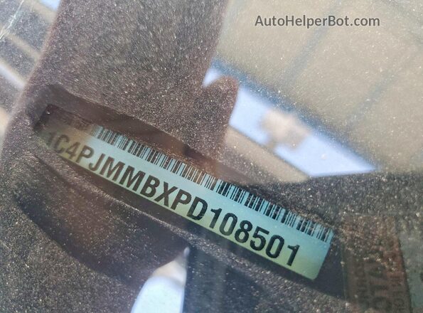 1C4PJMMBXPD108501 2023 JEEP CHEROKEE White VIN კოდის სტიკერის ხედი
