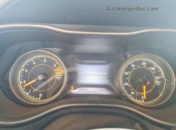 1C4PJMMBXPD108501 2023 JEEP CHEROKEE White ხელსაწყოთა პანელის ხედი