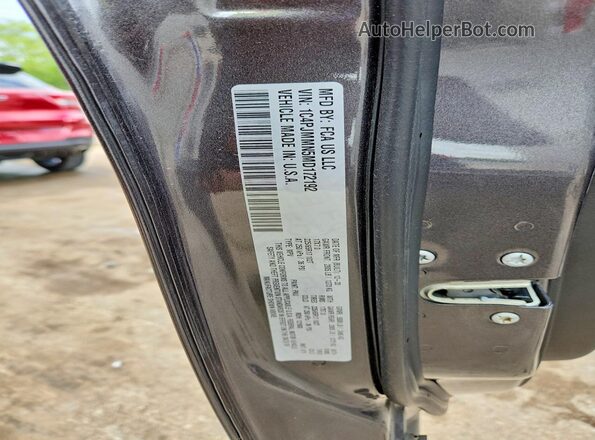 1C4PJMMN5MD172192 2021 JEEP CHEROKEE Gray VIN კოდის სტიკერის ხედი