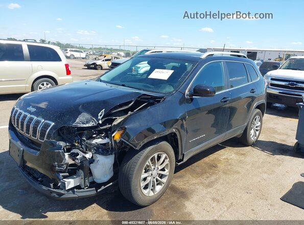 1C4PJMMX1MD103291 2021 JEEP CHEROKEE Черный Передняя левая четверть