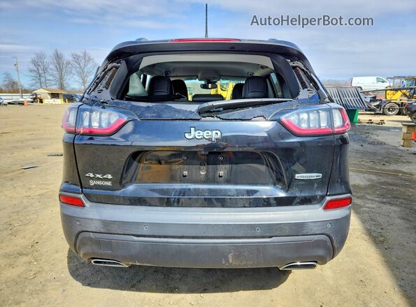 1C4PJMMX1ND507015 2022 JEEP CHEROKEE Black უკანა ხედი