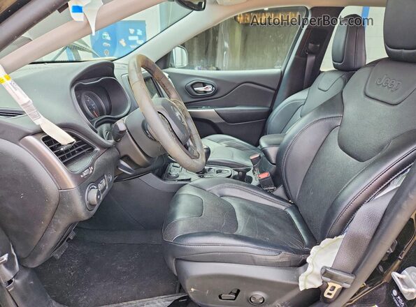 1C4PJMMX1ND507015 2022 JEEP CHEROKEE Black წინა სალონის ხედი