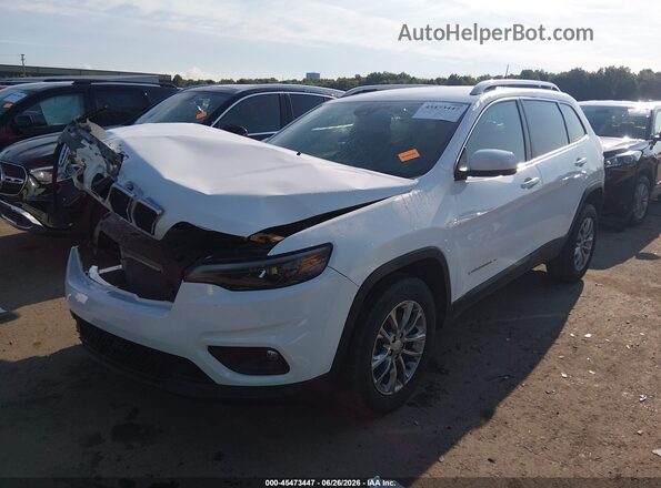 1C4PJMMX2MD158400 2021 JEEP CHEROKEE White Vista tres cuartos delantera izquierda