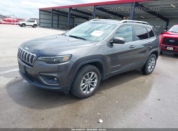 1C4PJMMX2MD206767 2021 JEEP CHEROKEE Gray Առջևի ձախ երեք քառորդ տեսարան