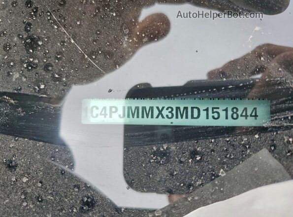 1C4PJMMX3MD151844 2021 JEEP CHEROKEE Gray Vista del compartimento del motor
