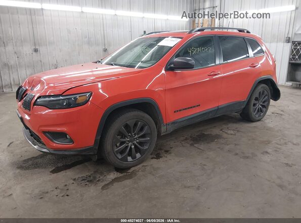 1C4PJMMX3MD171639 2021 JEEP CHEROKEE Orange Առջևի ձախ երեք քառորդ տեսարան