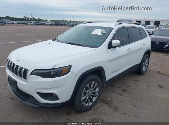 1C4PJMMX6MD142023 2021 JEEP CHEROKEE Белый Передняя левая четверть