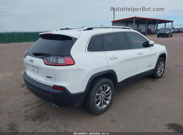 1C4PJMMX6MD142023 2021 JEEP CHEROKEE Белый Задняя правая четверть