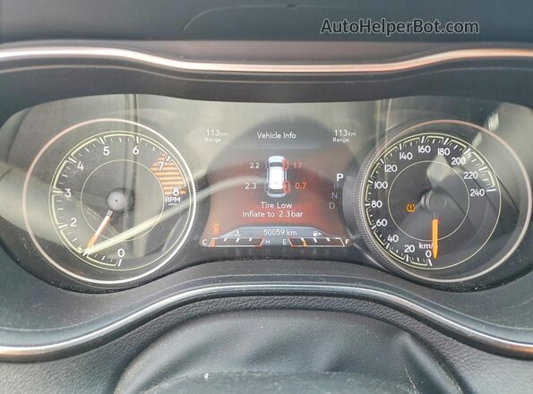 1C4PJMMX6ND549678 2022 JEEP CHEROKEE Gray Вид щитка приладів