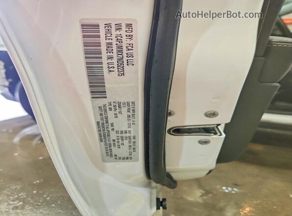 1C4PJMMX7ND522375 2022 JEEP CHEROKEE Белый 