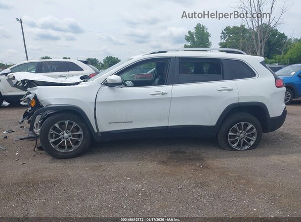 1C4PJMMX8MD158417 2021 JEEP CHEROKEE White Widok wnętrza z tyłu