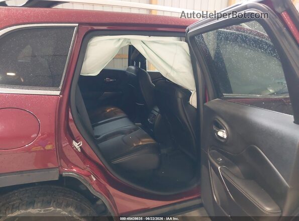 1C4PJMMX9MD162864 2021 JEEP CHEROKEE Burgundy VIN კოდის სტიკერის ხედი